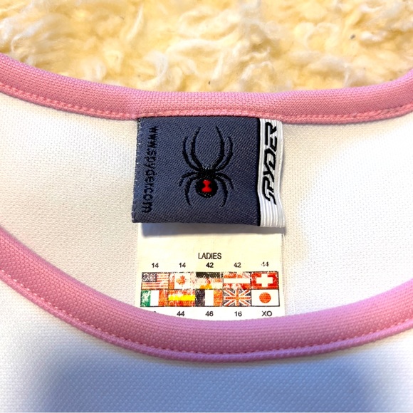 Pink Spyder woman’s ski under layer. Amazingly white. - Picture 6 of 7